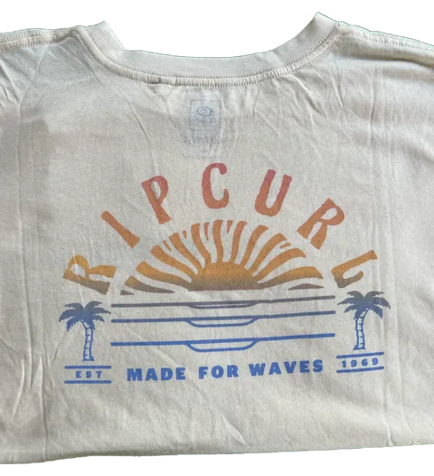 Playera Rip Curl Puesta de Sol y Olas