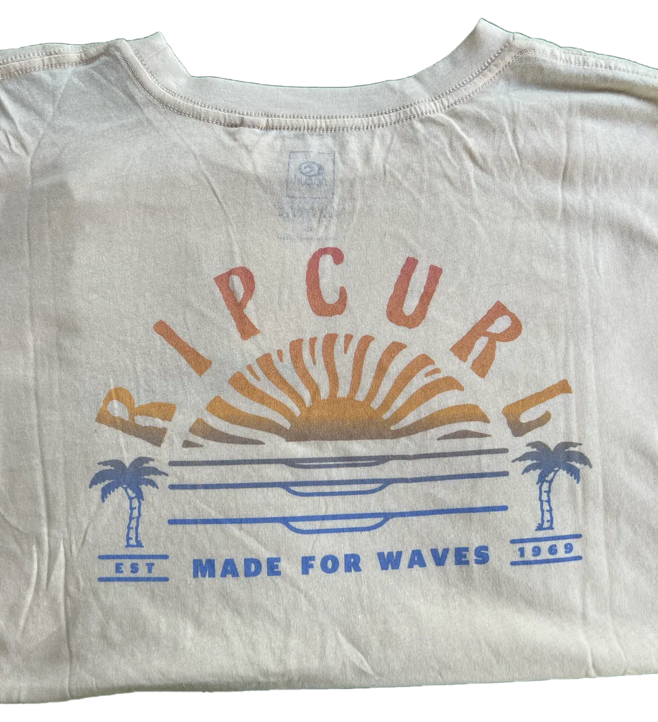 Playera Rip Curl Puesta de Sol y Olas