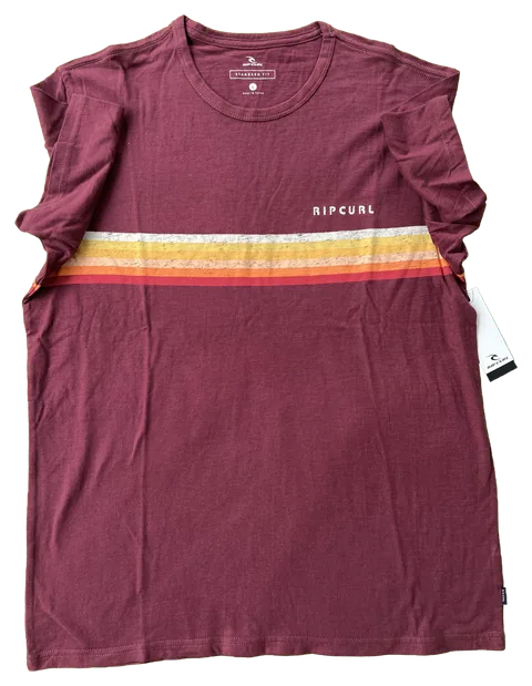 Playera Rip Curl Lineas Puesta de Sol