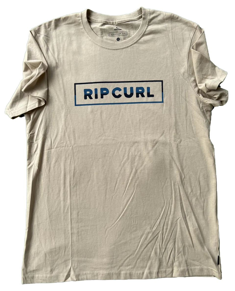 Playera Rip Curl Logo Rectangular
